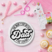 男、神話、伝説、パパ、父親、パパ。 ペーパープレート (パーティー)