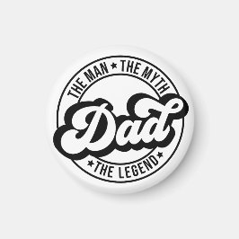 男、神話、伝説、パパ、父親、パパ。 マグネット