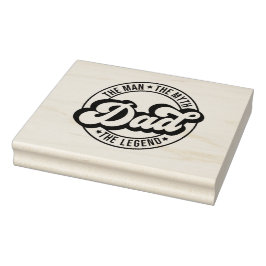 男、神話、伝説、パパ、父親、パパ。 ラバースタンプ