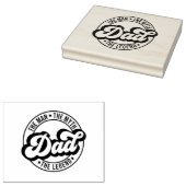 男、神話、伝説、パパ、父親、パパ。 ラバースタンプ (押印)