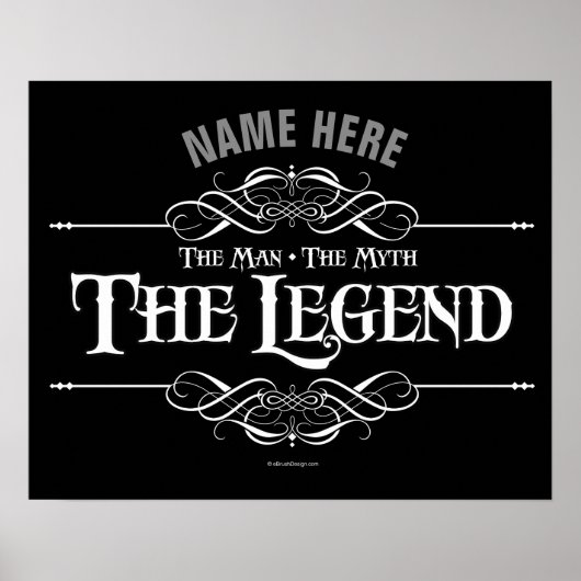 男、神話、伝説 ポスター (正面)