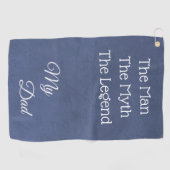 男、神話、伝説…マイパパ ゴルフタオル (横)