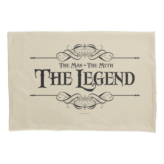 男、神話、伝説 枕カバー (正面)