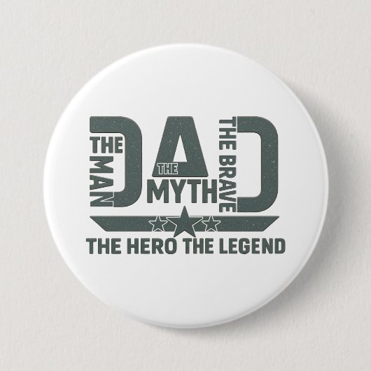 男、神話、勇者、英雄、伝説 缶バッジ (正面)