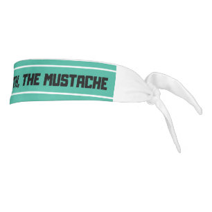 男、神話、口ひげのティール（緑がかった色）をミンシュ タイヘッドバンド