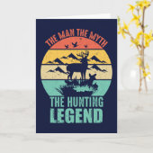 男-神話-狩り伝説 カード (黄色い花)