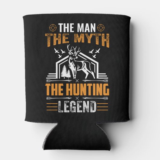 男、神話、狩り伝説 – ディアキャビン 缶クーラー (裏面)