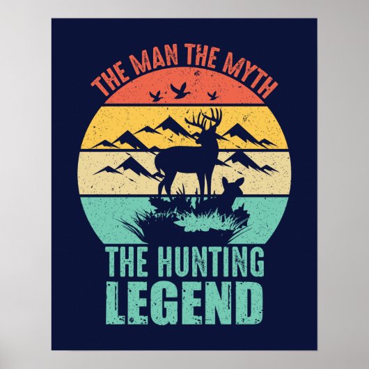 男 – 神話 – 狩り伝説 ポスター (正面)