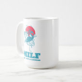 男Iラブフラミンゴ コーヒーマグカップ (正面左)