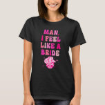 男I好感じき嫁の女性のカーボーイハットディスコ学士 Tシャツ<br><div class="desc">男I花嫁感じ好き女性のカーボーイハットディスコバチェロレッテ1</div>