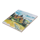 町およびヌマスギとの景色 タイル (側面)