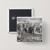 町および港の見通し 缶バッジ (正面&裏面)