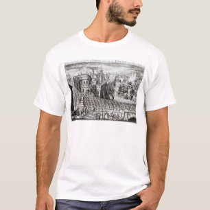 町および港の見通し Tシャツ