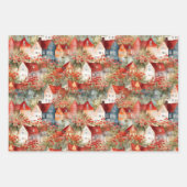 町お洒落と家のギフト ラッピングペーパーシート (正面3)