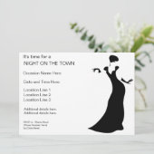 町での夜の招待状 招待状 (スタンド正面)