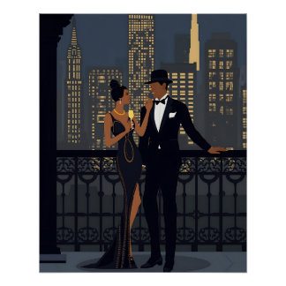 町での夜 ポスター