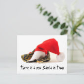 町に新しいサンタがある シーズンポストカード (スタンド正面)