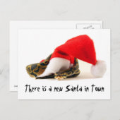 町に新しいサンタがある シーズンポストカード (正面/裏面)