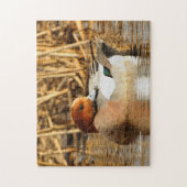 町に現れたハンサムな外国人 アジア系ウィジェオン ジグソーパズル (縦)