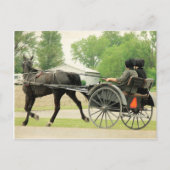 町に行く ポストカード (正面)