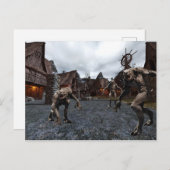 町のオオカミ人群 ポストカード (正面/裏面)