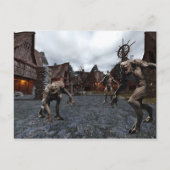 町のオオカミ人群 ポストカード (正面)