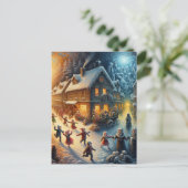 町のクリスマスの恐怖 ポストカード (スタンド正面)