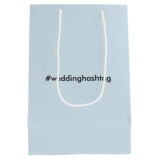 町のゲストからののためのフロリダの結婚式の歓迎のバッグ ミディアムペーパーバッグ (裏面)