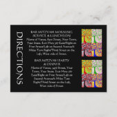 「町のゲストの方向から」梳いて下さい(小さいrec) エンクロージャーカード (裏面)