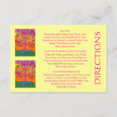 「町のゲストの方向から」梳いて下さい(小さいrec) エンクロージャーカード (正面)