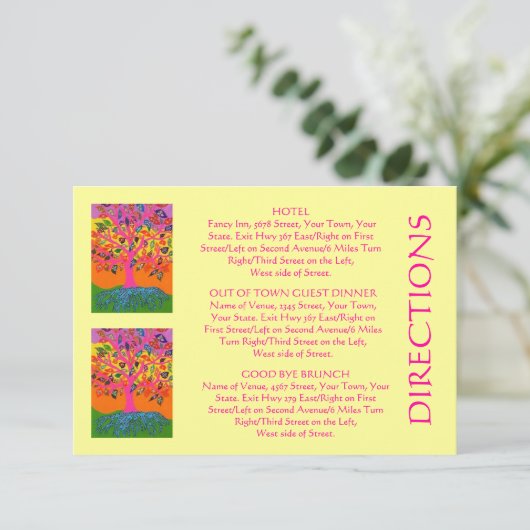 「町のゲストの方向から」梳いて下さい(小さいrec) エンクロージャーカード (スタンド正面)