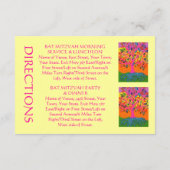 「町のゲストの方向から」梳いて下さい(小さいrec) エンクロージャーカード (裏面)