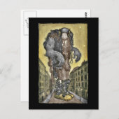 町のトロール ポストカード (正面/裏面)