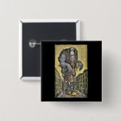 町のトロール 缶バッジ (正面&裏面)