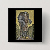 町のトロール 缶バッジ (正面)