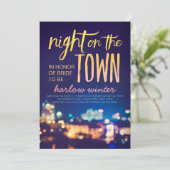 町のバチェロレッテの夜 招待状 (スタンド正面)
