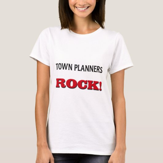 町のプランナーの石 Tシャツ (正面)