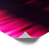 町のホッキョクグマと花火 | AI Art ポスター (角)