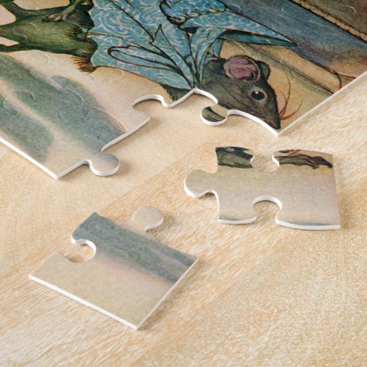 町のマウスおよび国のマウス ジグソーパズル (側面)