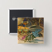 町のマウスおよび国のマウス 缶バッジ (正面&裏面)