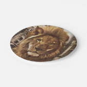 町のライオン ペーパープレート (アングル)