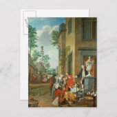 町の人々の歓喜 シーズンポストカード (正面/裏面)