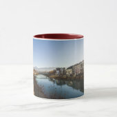 町の冬の風景 マグカップ (中央)