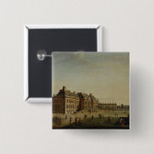 町の城1773年の庭の前部 缶バッジ (正面&裏面)