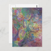 町の夜*** ポストカード (正面/裏面)