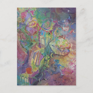 町の夜*** ポストカード