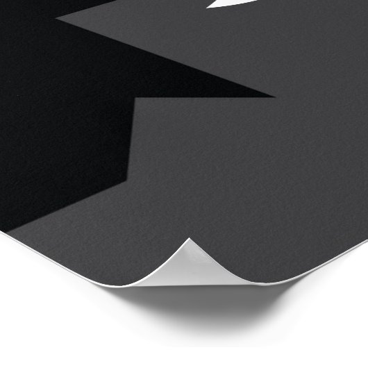 町の幽霊の通りハロウィーンの夜 ポスター (角)