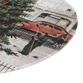 町の広場の木 カッティングボード (角)