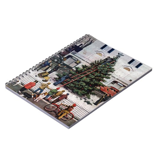 町の広場の木 ノートブック (左側)