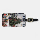 町の広場の木 ラゲッジタグ (正面横)